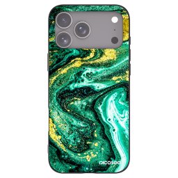 Fekete szilikon tok az alábbi mobiltelefonokra Apple iPhone 17 Pro Max - Green Gold