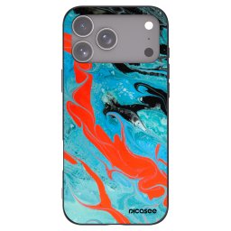 Fekete szilikon tok az alábbi mobiltelefonokra Apple iPhone 17 Pro Max - Blue Magma