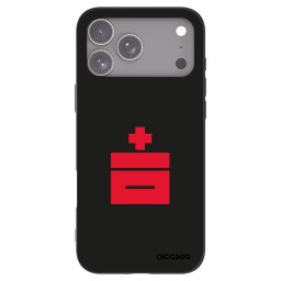Fekete szilikon tok az alábbi mobiltelefonokra Apple iPhone 17 Pro Max - Le Plastenciaga