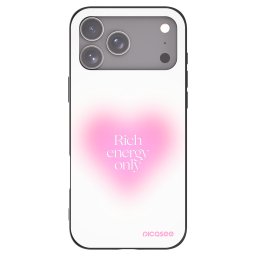 Fekete szilikon tok az alábbi mobiltelefonokra Apple iPhone 17 Pro Max - Rich Energy