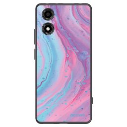 Fekete szilikon tok az alábbi mobiltelefonokra Motorola Moto E14 - Pink liquid