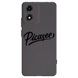 Fekete szilikon tok az alábbi mobiltelefonokra Motorola Moto E14 - Picasee - old logo - black