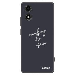 Fekete szilikon tok az alábbi mobiltelefonokra Motorola Moto E14 - Everything is a choice
