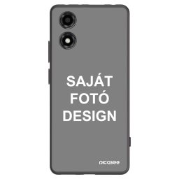 Fekete szilikon tok az alábbi mobiltelefonokra Motorola Moto E14 - Saját fotó/motívum