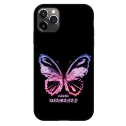 Fashion Case Apple iPhone 11 Pro - Diamanty Purple