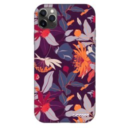 Fashion Case Apple iPhone 11 Pro Max - Purple Leaf