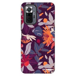 Fashion Case Xiaomi Redmi Note 10 Pro - Purple Leaf