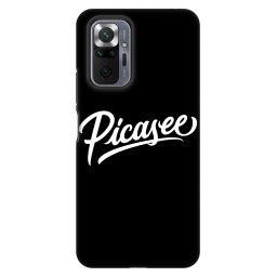 Fashion Case Xiaomi Redmi Note 10 Pro - Picasee - old logo - white