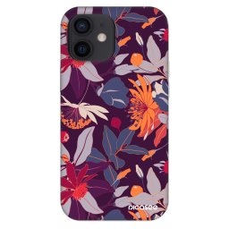 Fashion Case Apple iPhone 12 mini - Purple Leaf