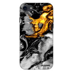 Fashion Case Apple iPhone SE 2022 - Black Gold 2