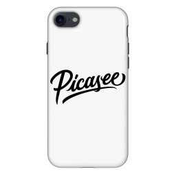 Fashion Case Apple iPhone SE 2020 - Picasee - old logo - black