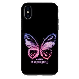 Fashion Case Apple iPhone X/XS - Diamanty Purple