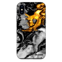 Fashion Case Apple iPhone X/XS - Black Gold 2