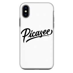 Fashion Case Apple iPhone X/XS - Picasee - old logo - black