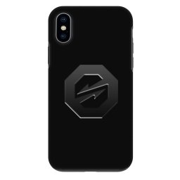 Fashion Case Apple iPhone X/XS - OKTAGON - Stealth Logo