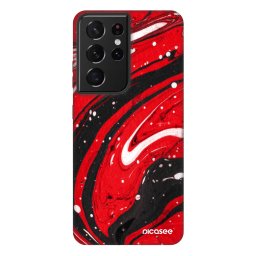 Fashion Case Samsung Galaxy S21 Ultra 5G G998B - Red black