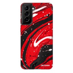 Fashion Case Samsung Galaxy S21 FE 5G - Red black