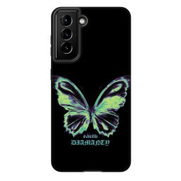 Fashion Case Samsung Galaxy S21 FE 5G - Diamanty Blue