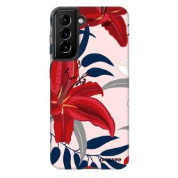 Fashion Case Samsung Galaxy S21 5G G991B - Red Lily