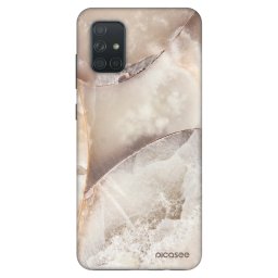Fashion Case Samsung Galaxy A71 A715F - Cream marble