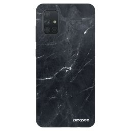 Fashion Case Samsung Galaxy A71 A715F - Black marble