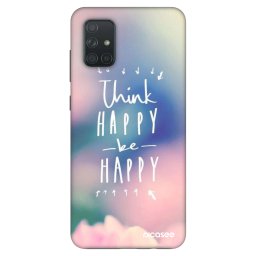 Fashion Case Samsung Galaxy A71 A715F - Think happy be happy