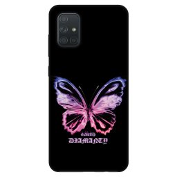 Fashion Case Samsung Galaxy A71 A715F - Diamanty Purple