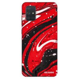 Fashion Case Samsung Galaxy A71 A715F - Red black