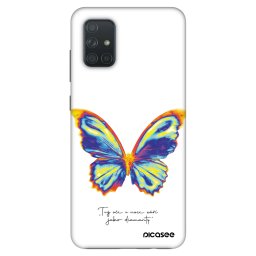 Fashion Case Samsung Galaxy A71 A715F - Diamanty White