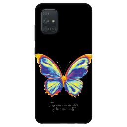 Fashion Case Samsung Galaxy A71 A715F - Diamanty Black
