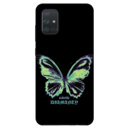 Fashion Case Samsung Galaxy A71 A715F - Diamanty Blue