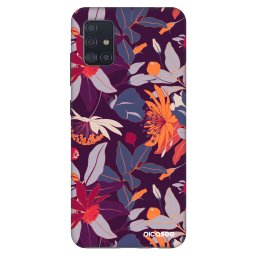 Fashion Case Samsung Galaxy A51 A515F - Purple Leaf