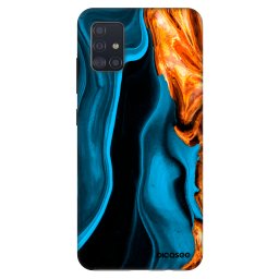 Fashion Case Samsung Galaxy A51 A515F - Gold blue