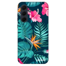 Fashion Case Samsung Galaxy A35 5G A356B - Pink Monstera