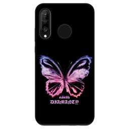 Fashion Case Huawei P30 Lite - Diamanty Purple