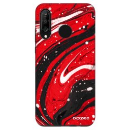 Fashion Case Huawei P30 Lite - Red black