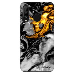 Fashion Case Huawei P30 Lite - Black Gold 2