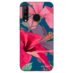 Fashion Case Huawei P30 Lite - Hibiscus