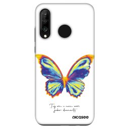Fashion Case Huawei P30 Lite - Diamanty White