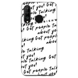 Fashion Case Huawei P30 Lite - GET PEOPLE TALK ABOUT YOU