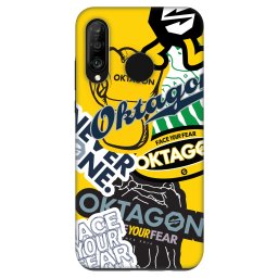 Fashion Case Huawei P30 Lite - OKTAGON - Logo Archive