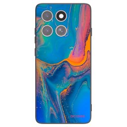 Fekete szilikon tok az alábbi mobiltelefonokra Motorola Edge 60 Pro - Rainbow