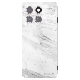 Fekete szilikon tok az alábbi mobiltelefonokra Motorola Edge 60 Pro - White marble