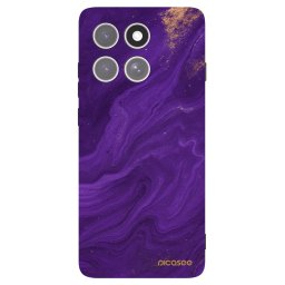 Fekete szilikon tok az alábbi mobiltelefonokra Motorola Edge 60 Pro - Purple