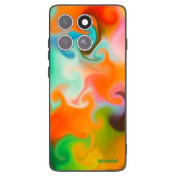 Fekete szilikon tok az alábbi mobiltelefonokra Motorola Edge 60 Pro - Juice