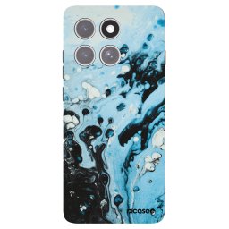 Fekete szilikon tok az alábbi mobiltelefonokra Motorola Edge 60 Pro - Organic blue