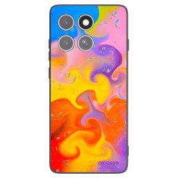 Fekete szilikon tok az alábbi mobiltelefonokra Motorola Edge 60 Pro - Bubbles