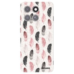 Fekete szilikon tok az alábbi mobiltelefonokra Motorola Edge 60 Pro - Feather 2