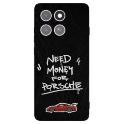 Fekete szilikon tok az alábbi mobiltelefonokra Motorola Edge 60 Pro - Dark Racer