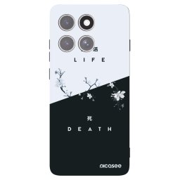 Fekete szilikon tok az alábbi mobiltelefonokra Motorola Edge 60 Pro - Life - Death